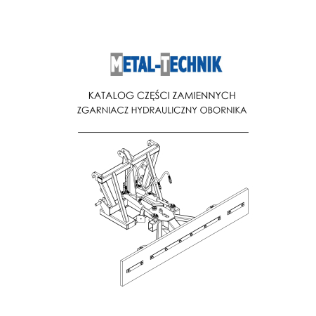 Części zamienne Metal-Technik Zgarniacz hydrauliczny do obornika